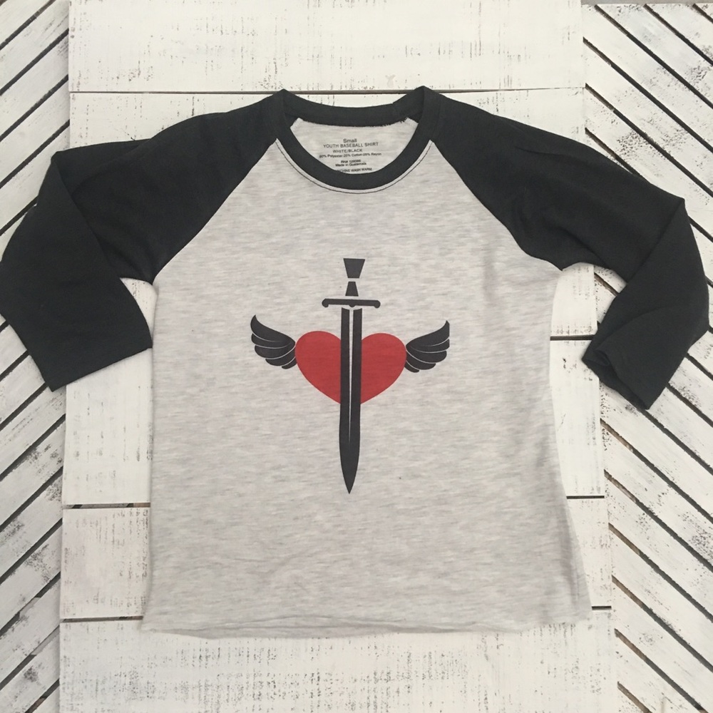 Godly Warrior Kids Baseball Tee by Holy Haus